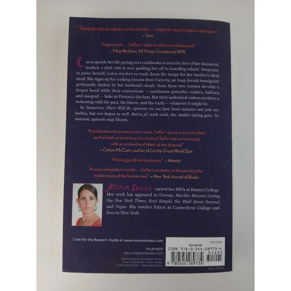 Tomorrow There Will Be Apricots Jessica Soffer 2013 Paperback Cooking